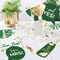 12 Pack Green Gold Wedding Photo Props Kit, Forest White Floral Engagement Photo Booth Props Accessories for Greenery Wedding, Bride to Be, Engagement, Bridal Shower, Hen Party Supplies
